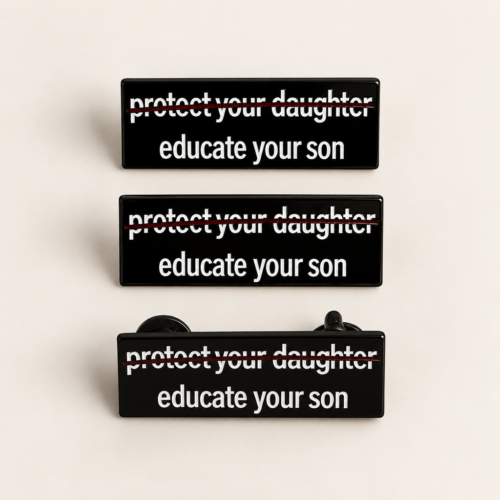 Educate your son enamel pin | Premium quality brooch pin/badge